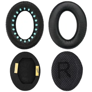 MMobiel Ersatz Ohrpolster für Bose QuietComfort 35 Quiet Comfort 35 II - Schwarz - Schwarz