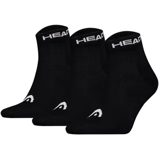 Head Socken Elements All Sport Quarter 3er Pack Schwarz 43-46