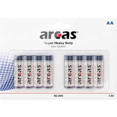 FT Arcas Batterien (8 Stk., AA), Batterien + Akkus
