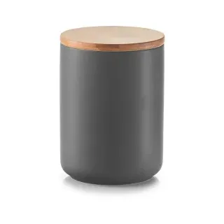 Zeller Vorratsdose rund anthrazit Ø 10 x 13,5 cm 0,65 l
