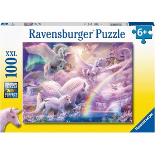 Ravensburger 12979 Unicorno Pegaso Einhorn Puzzles, Mehrfarbig, 100 Pezzi, XXL