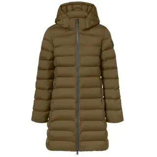 ECOALF für Damen. MCWGAJKCRONU0987W25-288 Brauner Cronulla-Mantel (M), Lässig, Recyceltes Polyester, Nachhaltig