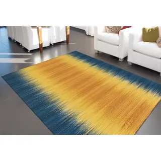 Arte Espina Sunset 8070 Wollteppich 120 x 180 cm Gelb/Blau