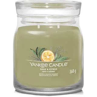 Yankee Candle Sage & Citrus Duftkerze 368 g grün