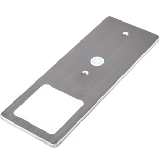 Kalb Material Für Möbel kalb | LED Unterbauleuchten Edelstahl gebürstet 5W- sehr flache Küchenleuchte mit Touch-Dimmfunktion Einbaustrahler Einbauspot, Auswahl:1er Set warmweiss