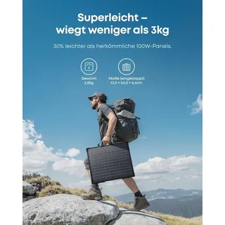 Anker SOLIX PS100 monokristallin 100 W