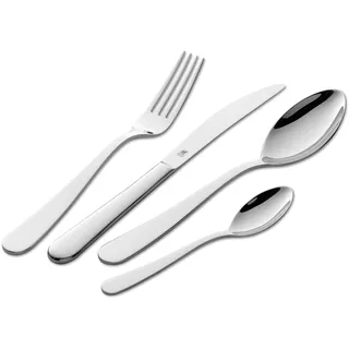 Zwilling Greenwich Besteck Set, 68-teilig, Für 12 Personen, 18/10 Edelstahl/Hochwertiger Klingenstahl, Poliert, Silber [plastikfreie Verpackung] TLG