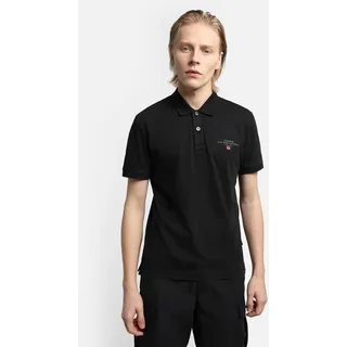 Schwarzes Herren-Poloshirt NAPAPIJRI - M - Schwarz