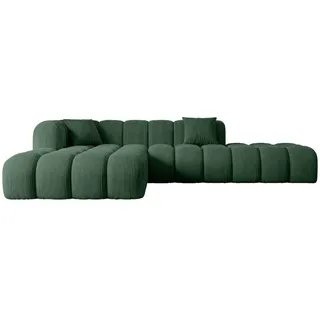 altdecor Ecksofa in L-Form, Olea-L2 - 289x176x71 cm Grün - Corner Sofa Bett Eckcouch Couch Wohnlandschaft Cauchsofa - Grün