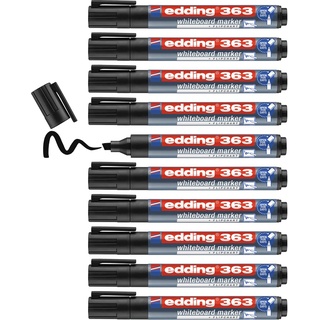 edding 363 Whiteboard-Marker schwarz 1,0 - 5,0 mm, 10 St.