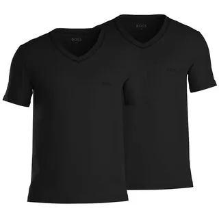 Boss für Herren. 50479535 2er Pack T-Shirts VN Comfort schwarz (L), Lässig, Baumwolle, Kurzarm