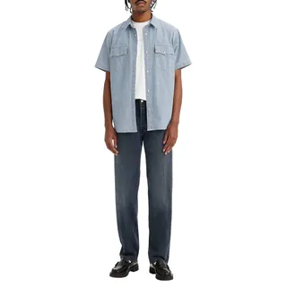 Levi's 501 Original Straight Fit Blue Black Stretch 36/32