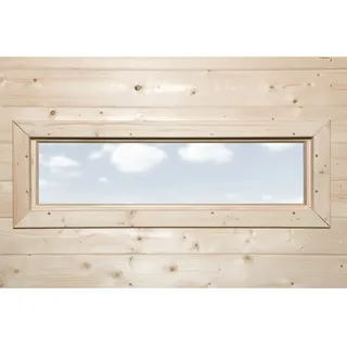 Weka Fenster BxTxH: 125x5,9x40 cm Beige