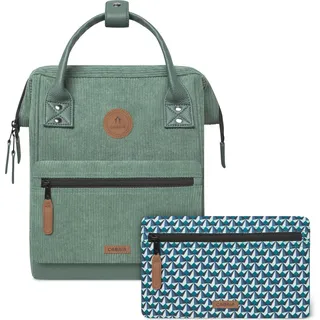CABAIA Freizeitrucksack Rucksack mit Laptopfach Adventurer Recycled Velvet Backpack 10L Niagara grün - Grün