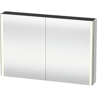 Duravit XSquare Spiegelschrank mit LED- Beleuchtung, 1200x800x155mm, XS7114039390000, Farbe: Nordic Weiß Seidenmatt Lack