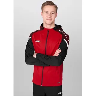 Jako Performance Kapuzenjacke Rot/Schwarz 2XL