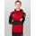 Performance Kapuzenjacke Rot/Schwarz 2XL