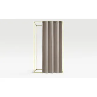 Esprit Vorhang ESPRIT "Harp", braun, B:140cm H:250cm, Microfaser, Polyester, Gardinen, Vorhang, HxB: 250x140, Blickdicht, mit Lederlabel, (BxH) 140 x 250 cm