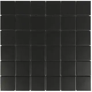 Keramikmosaik Mirava 29,8x29,8 cm schwarz matt