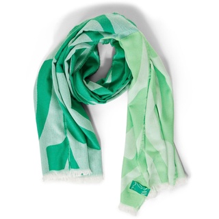 STREET ONE Damen Jacquard Schal, Fresh Spring Green, A