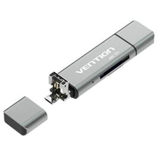 Vention SD and microSD Card Reader with USB-A/microUSB and USB-C