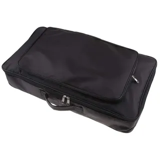 TUOREN Tragbare Gigbag Gitarren-Effektpedal-Board-Tragetasche, 59,9 x 33 x 10,2 cm, Schwarz, Schwarz, Klassisch