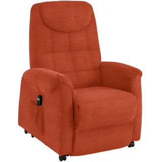 Xora Fernsehsessel , Orange , Kunststoff , 83x113x92 cm , Goldenes M , Stoffauswahl, Relaxfunktion, Aufstehhilfe , Wohnzimmer, Sessel, Fernsehsessel