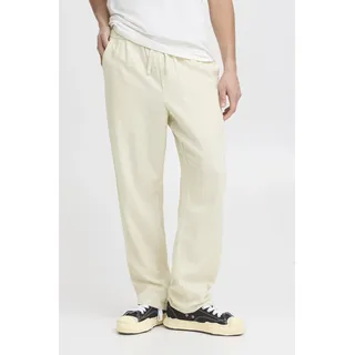 Solid SDALANN Herren Leinenhose Lange Stoffhose straight fit - Beige