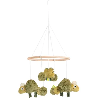 Fehn "Lazy, Crazy & Pink, Holz-Mobile Chamäleon", khaki, olive),