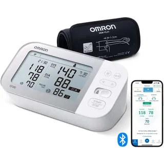 Omron Smart Automatisches Blutdruckmessgerät Oberarm mit AFib-Erkennung, klinisch validiert 1 St