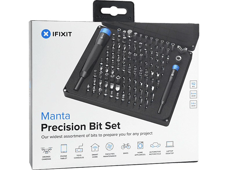 Bild von Manta Precision Bit Set 112-tlg.