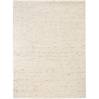 Linea Natura Handwebteppich , Beige , Textil , Uni , rechteckig , 170x230 cm , für Fußbodenheizung geeignet, beidseitig verwendbar, in verschiedenen Größen erhältlich , Teppiche Und Böden, Teppiche, Schafwollteppiche