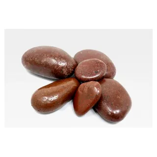 Polierte Kieselsteine Dekosteine Rot 40kg - Rot