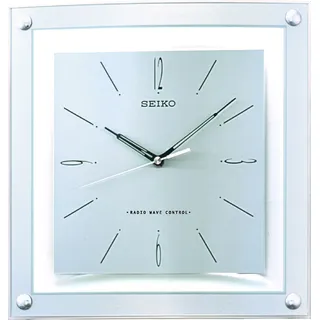 Seiko Funkwanduhr 31,0 cm QXR205S weiß
