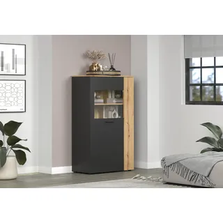 INOSIGN »Estepona« 1 Stk. tlg. Highboard, mit 2 Türen - (B/T/H) 90/42/146 cm,