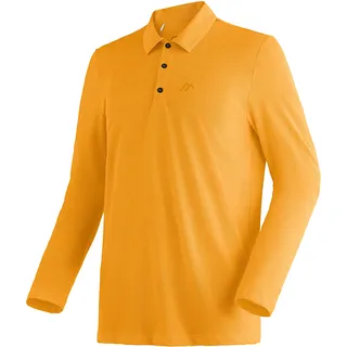Maier Sports Long Pique Polo orange M