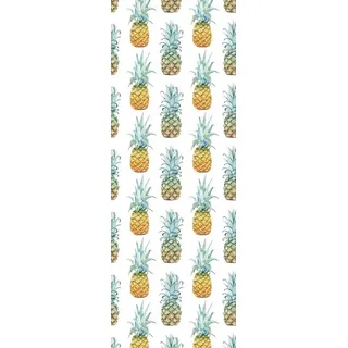 Queence Vinyltapete »Phoebe« bedruckt tropisch glatt 90x250cm, selbstklebend, kinderleichte Anbringung,, Sticker, gelb