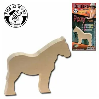 Corvus A600712 - Schnitzholz Pony-Fohlen