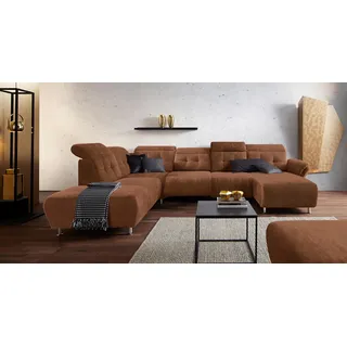 Home Affaire Wohnlandschaft Mikrofaser 2-Sitzer Braun