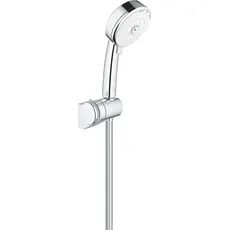 Grohe, Duschbrause, Tempesta Cosmopolitan 100 Brauseset mit 3 Strahlarten, chrom (3 Strahlarten)