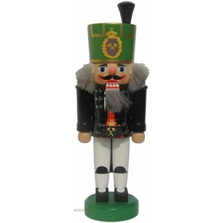 Nussknacker Bergmann Knappschaftsältester 19cm NEU Nußknacker Figur Erzgebirge