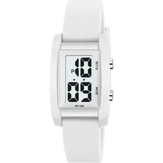 Digitaluhr Damen Damenuhr Digital Armbanduhr Damen wasserdichte Uhren Damenarmbanduhren mit Weichem Gummiarmband und Großer Zahlenanzeige