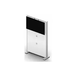 Quadrifoglio Trennwand Box Screen, weiß 101,5 x 178,5 cm, 1 St.