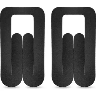 INF Vorgeschnittenes Sporttape, atmungsaktives Sport-Sporttape, 2 Paar Schwarz - Schwarz