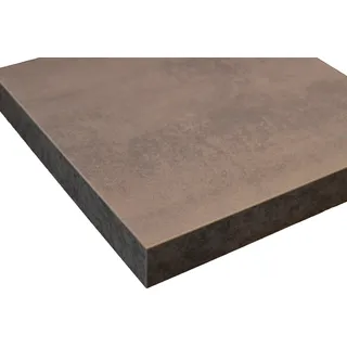 Impuls Küchen "4 cm stark", in vielen Breiten, passend zu allen Serien, von vier Seiten ummantelt, beton, optik schiefer dunkelgrau),