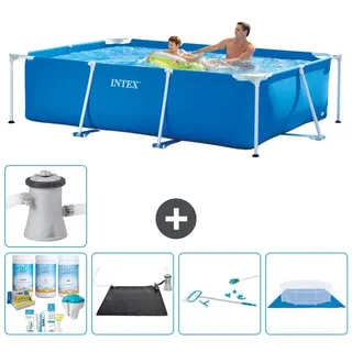 Rechteckiger Frame Pool - 260x160x65 cm - 6-teilig S20824 - Blau