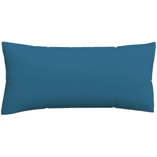 Schlafgut Kopfpolsterbezug , Blau , Textil , Uni , 40x80 cm , Grüner Punkt, AZO-frei, Oeko-Tex® Standard 100 , pflegeleicht, schadstoffgeprüft , Heimtextilien, Bezüge, Polsterbezüge
