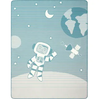 Biederlack »Babydecke Spacekid« 75 x 100, mit Zierstich,