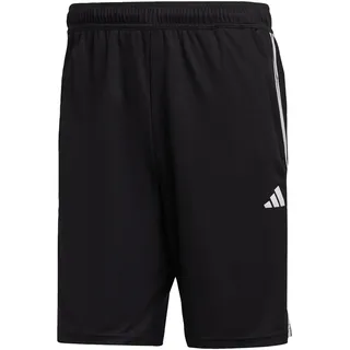 adidas Herren Train Essentials Piqué 3-Stripes Training Shorts, Black/White, M Tall