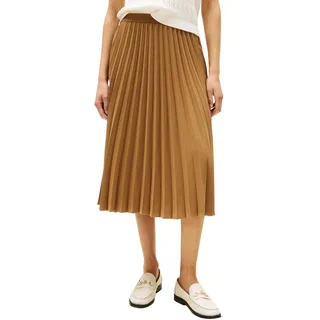 Tommy Hilfiger Damen Rock Fluid Pleated Pull On Midi Faltenrock, Braun (Hickory), 42